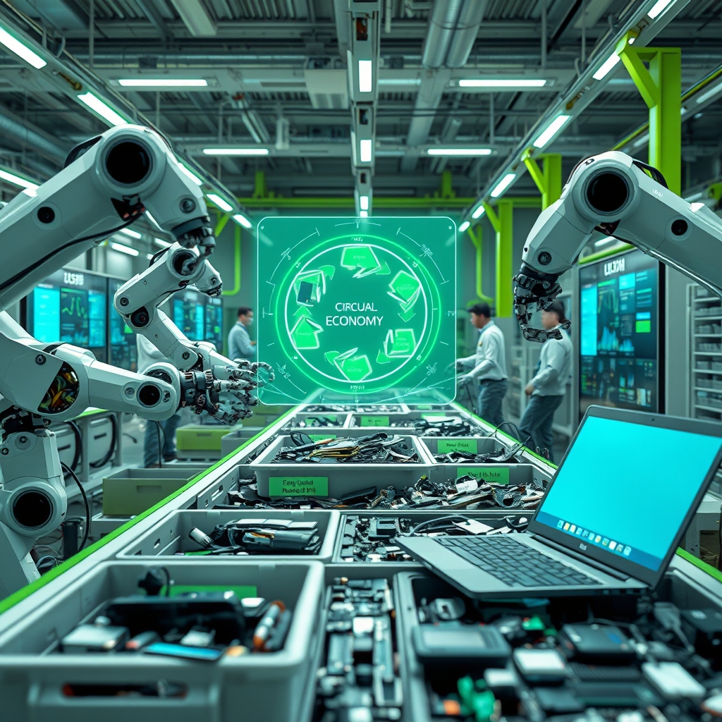 Electronic Waste Management in the Age of AI: How Smart Factories and Circular Economy Principles Are Transforming Device Lifecycle Sustainability