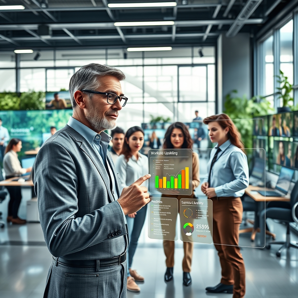 The Role of Fractional Leadership in Driving Data Analytics and Workforce Upskilling for a Future-Ready Organization